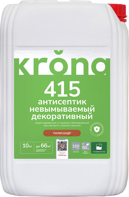 Антисептик для древесины KRONA 415 (10кг, палисандр)