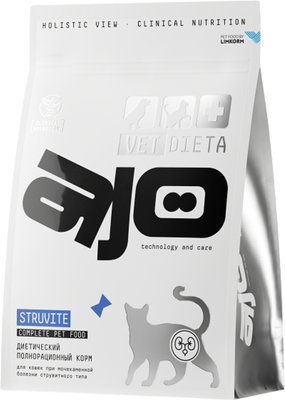 Сухой ветеринарный корм для кошек AJO Vet Dieta Struvite (1.5кг)