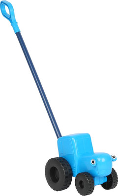 Игрушка-каталка Технопарк Синий трактор / BLUTRA-20PL-STICK-WOD