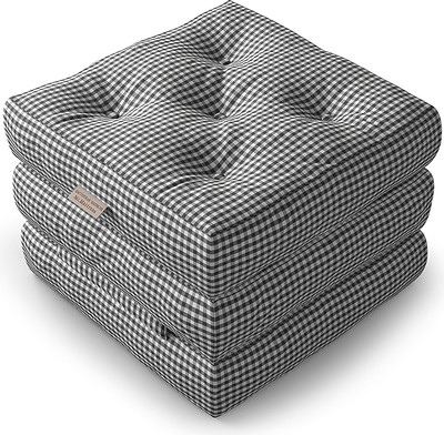 Бескаркасный пуф-трансформер Мебелик Футон C (ткань Black)