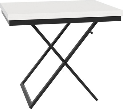 Стол-трансформер Мебелик Манхэттен (белый/черный)