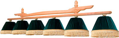 Светильник для бильярдного стола РуптуР Адмирал-Уют НСО13-5x75-664 / К570925 (ясень)