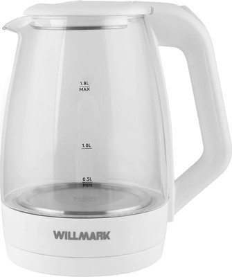 Электрочайник Willmark WEK-1823G / 2001900 (белый)