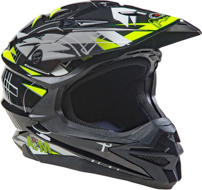 Мотошлем AiM JK803S / 803-020-M (M, желтый/черный)