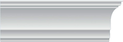 Плинтус потолочный SOLID С52/120 экструдированный пенополистирол (120х60x2000мм, белый)