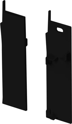 Заглушка для профиля Arlight PLINTUS-H73-F BLACK / 043596