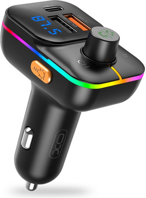 Bluetooth адаптер для автомобиля XO Bluetooth MP3 станция со слотом для TF card +PD 25W / BCC09