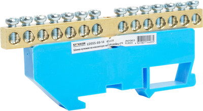 Шина нулевая Stekker LD555-69-14 / 49535