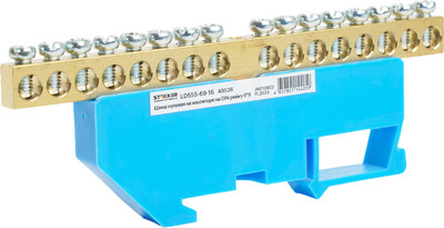 Шина нулевая Stekker LD555-69-16 / 49536