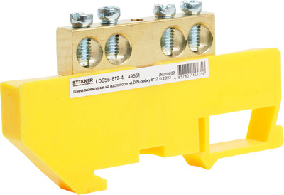 Шина заземления Stekker LD555-812-4 / 49551