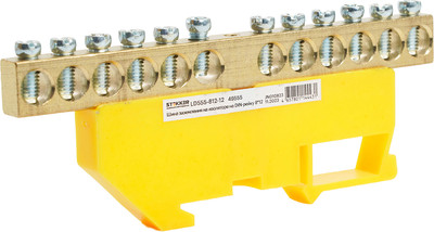 Шина заземления Stekker LD555-812-12 / 49555