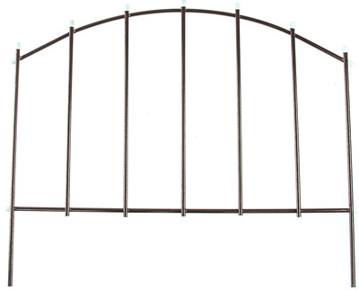 Изгородь декоративная Sima-Land Вертикаль 73x410см 5 секций / 2083035 (бронзовый)