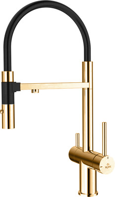 Смеситель Rose R958E (золото)