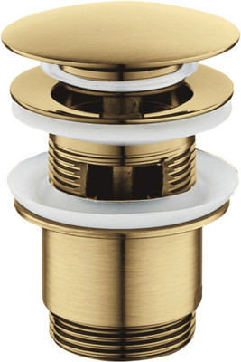 Донный клапан Rose RS01G (золотой сатин)