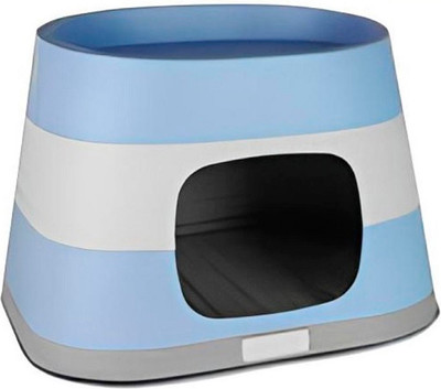 Домик для животных MP Bergamo Ring с лежанкой / 21.52BL22 (голубой)