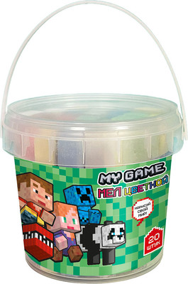 Набор мела канцелярского Centrum My Game / 77051 (20шт)