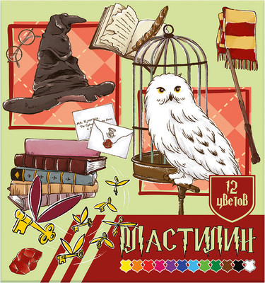 Пластилин Centrum Школа Магии / 77340 (12цв)