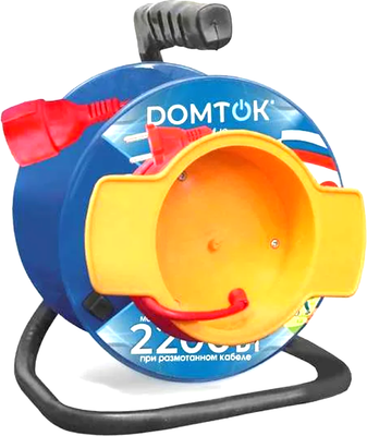 Удлинитель на катушке Domtok U2428 (30м)