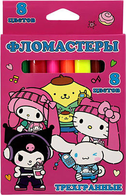 Фломастеры Centrum Куроми / 77222 (8цв)