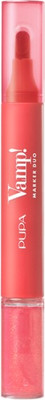 Блеск для губ Pupa Vamp! Marker Duo Lip Marker+Lip Gloss тон 004