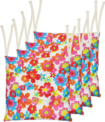 Подушка на стул MATEX Homely Цветочки / 68-037 (4шт)