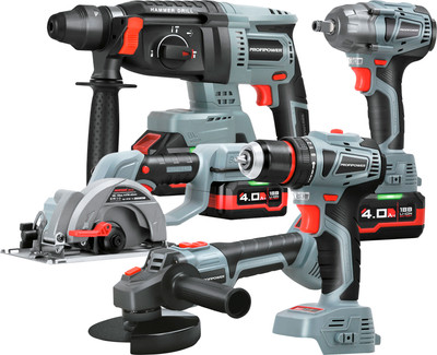 Набор электроинструмента Profipower 5 в 1 ProfiSet-5F18 / E0267