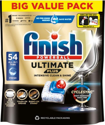 Капсулы для посудомоечных машин Finish Powerball Ultimate Plus All in 1 (54шт)