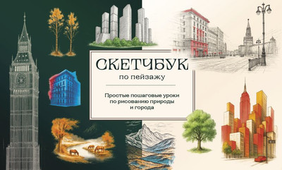 Книга Бомбора Скетчбук по пейзажу (Николаева А. 9785042131820)