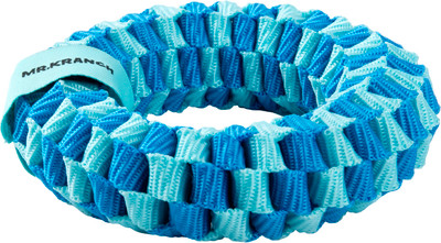 Игрушка для собак Mr. Kranch Плетеное кольцо / MKR542151 (голубой)