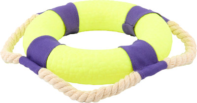 Игрушка для собак Mr. Kranch Кольцо / MKR541987 (неоново-желтый)