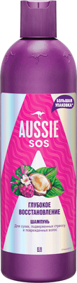 Шампунь для волос Aussie SOS Глубокое восстановление (500мл)