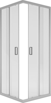Душевой уголок МетаКам Universal 80x80 / KKS_016264 (серый/прозрачное стекло)