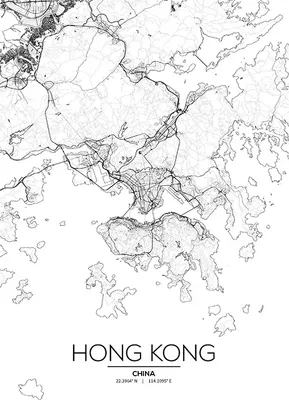 Картина на стекле Stamprint Гонконг ST043 (70х50см)