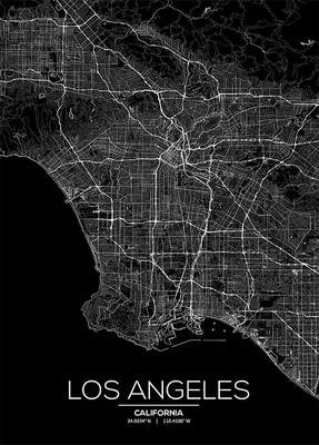 Картина на стекле Stamprint Лос-Анджелес ST044 (70х50см)