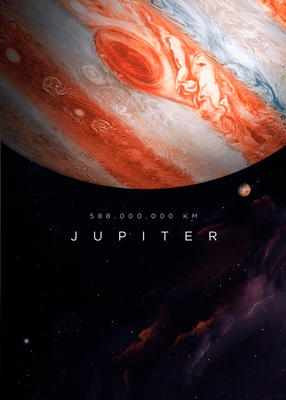 Картина на стекле Stamprint Юпитер SC009 (70х50см)