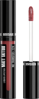 Жидкая помада для губ LUXVISAGE Matt Tattoo No Transfer 12H тон 128