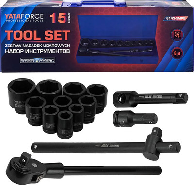 Универсальный набор инструментов Yataforce YF-6143-5MPB (66172)