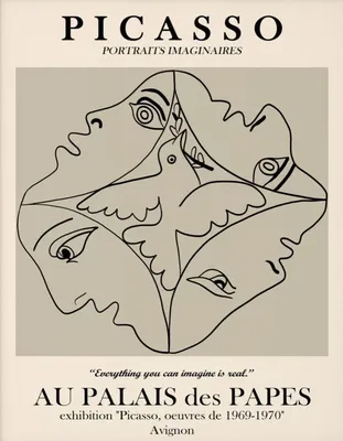 Картина Stamprint Голубь Мира / АТ054 (45х35см)