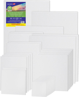 Набор холстов для рисования Brauberg Art Classic / 192663 (30шт)