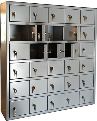 Шкаф металлический Эдванс для телефонов (30 ячеек)