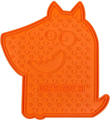 Лизательный коврик для животных Mr. Kranch MKR543929 (оранжевый)