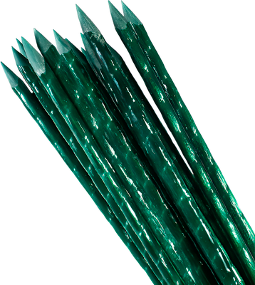 Набор колышков садовых МагКомпозит АКС-10 Хлыст 1.2м.п. (40шт, зеленый)