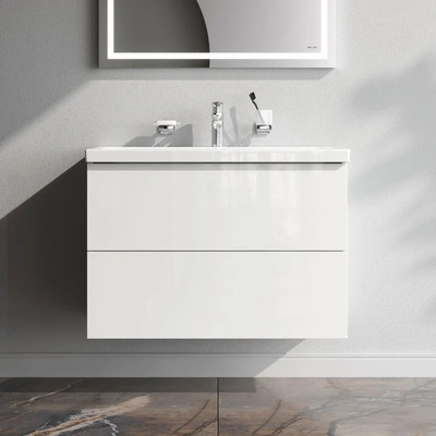 Тумба с умывальником AM.PM Gem M90-FHX0802WG-WCC0802WG