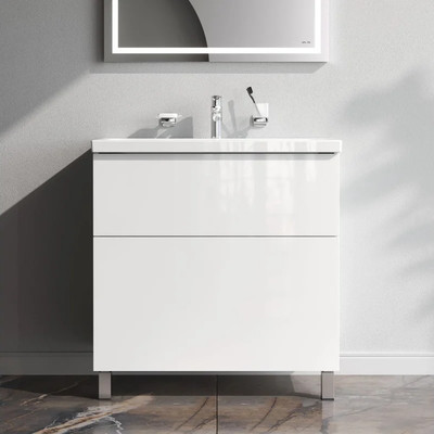 Тумба с умывальником AM.PM Gem M90-FSX0802WG-WCC0802WG