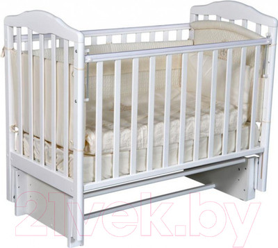 Детская кроватка Антел Алита-3/5 (белый)