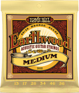 Струны для акустической гитары Ernie Ball 2002 13-56