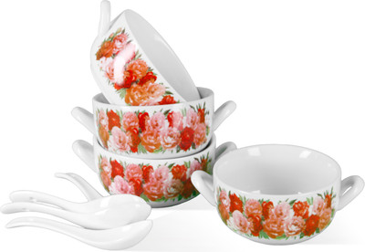 Набор чаш бульонных Pomi d'Oro P290039 (с ложками)