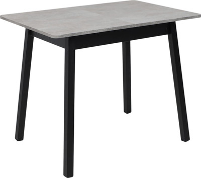 Обеденный стол Мамадома Tirk Radial-94 раздвижной 94-126x64 (серый сланец/черный)