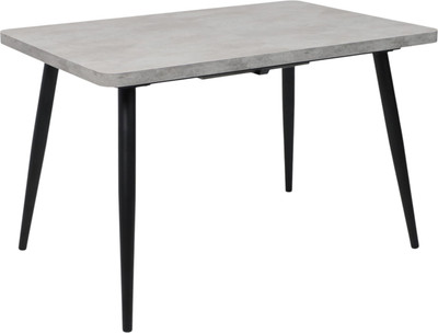 Обеденный стол Мамадома Borg Radial-120 раздвижной 120-160x80 (серый сланец/черный)