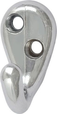 Крючок для одежды Нора-М №8 1 рож. (хром)